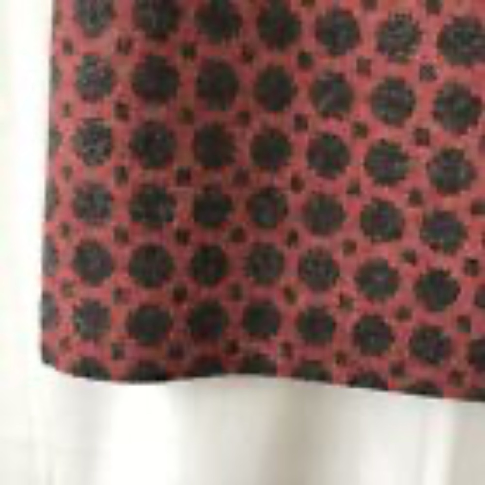 Boden Tweed Kilt British Tweed by Moon Skirt US Size 8 Red Polkadot - Picture 5 of 16